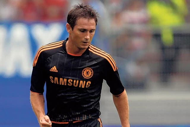 Frank Lampard has not started a game for Chelsea since the end of August