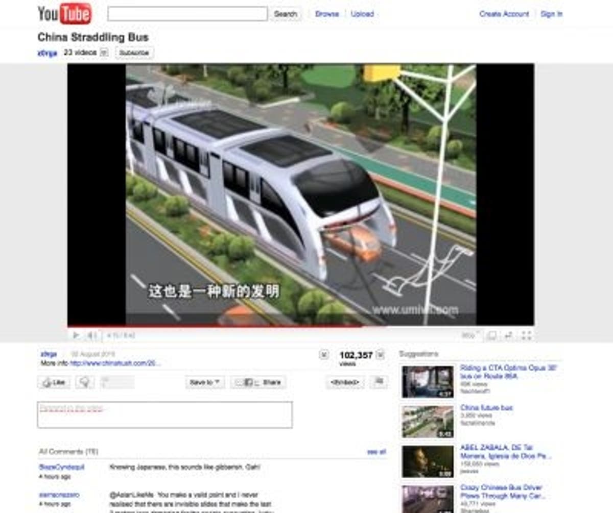 The Chinese bus causing an storm The Independent The