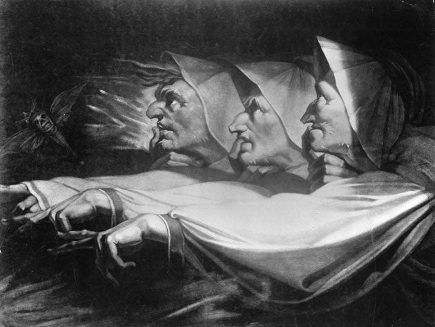 According to a theatrical superstition, speaking the name Macbeth before a performance will cause tragedy. The legend dates back to the premiere of the play when an actor died because a real dagger was mistakenly used instead of the prop
