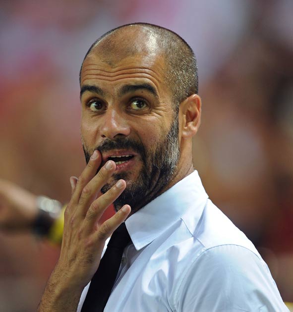 Guardiola will be able to turn his focus on United should his team secure a point in La Liga this Wednesday