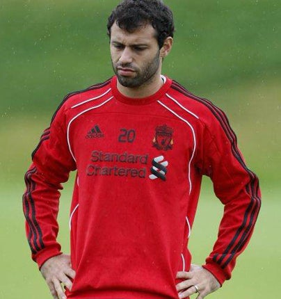 Mascherano was left out of the Liverpool side last night