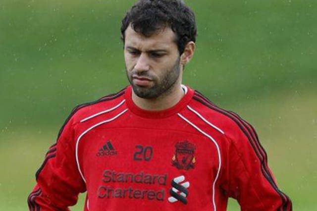 Mascherano was left out of the Liverpool side last night
