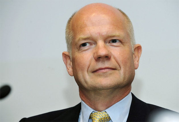 William Hague told MPs airstrikes were relieving pressure on civilians in Misrata