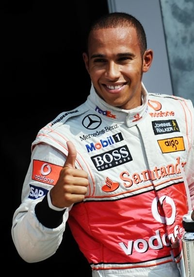 Hamilton won in Spa