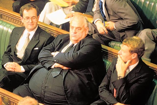 A man who claims he was abused by the late Liberal Democrat politician Sir Cyril Smith (pictured centre) has spoken out about the alleged ordeal