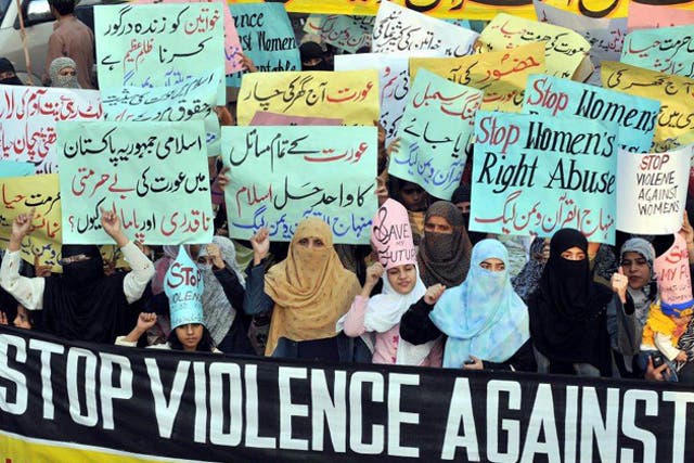 Pakistan's largest province passed a landmark law criminalising all forms of violence against women, but more than 30 religious groups have threatened to launch protests if the law is not repealed 
