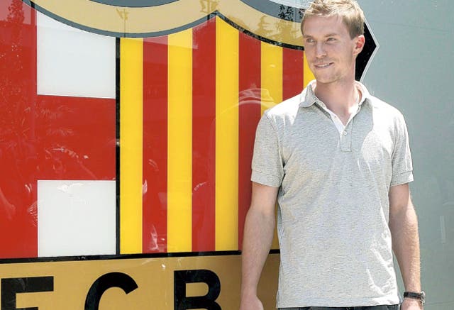 Hleb is on loan from Barcelona