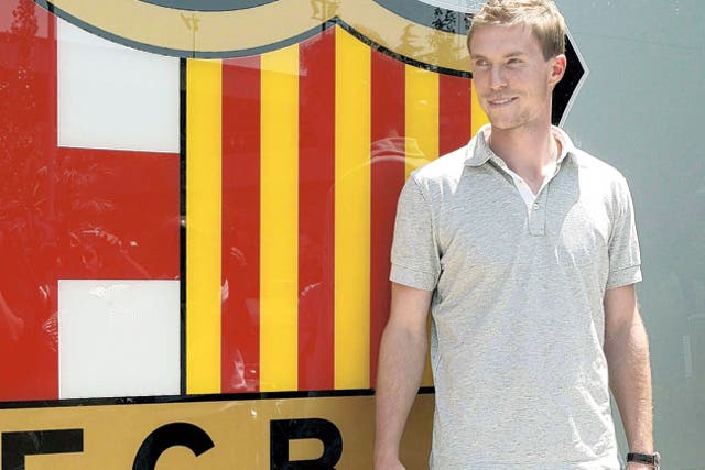 Hleb is on loan from Barcelona