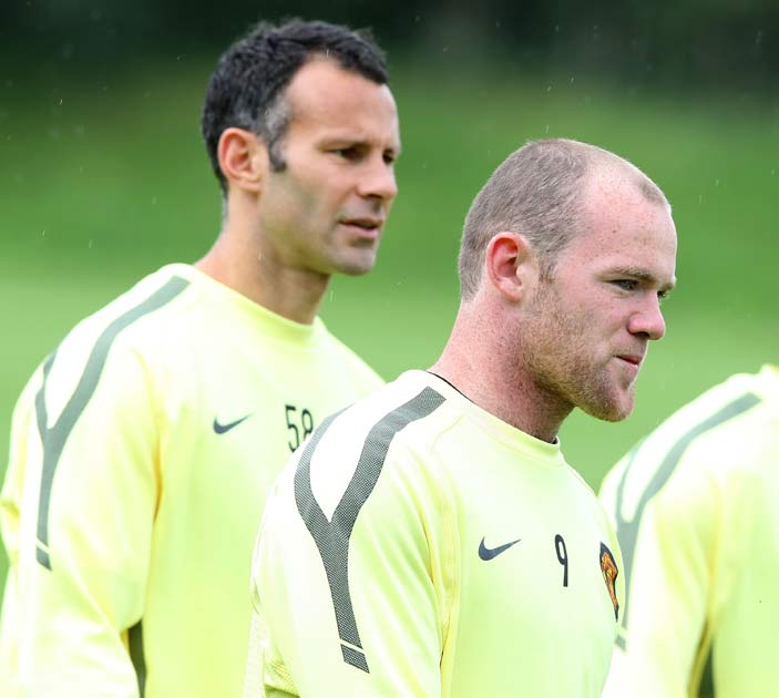 Rooney and Giggs will both be missing from the match with Valencia