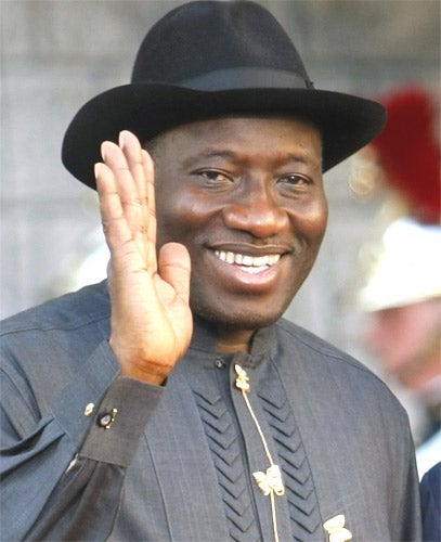 President Jonathan in 2010