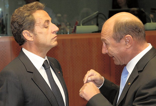 EU forced to apologise as Sarkozy goes on the attack over Nazi 'insult ...