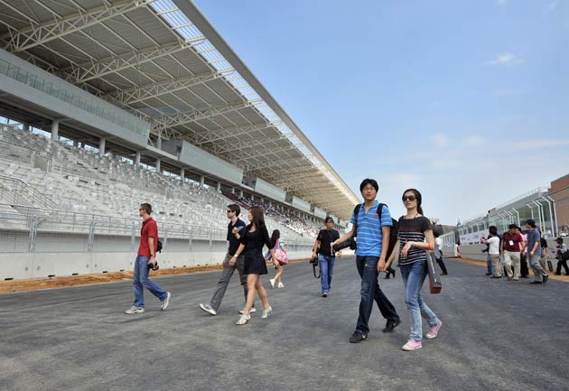 There had been fears the Korean Grand Prix would not be ready