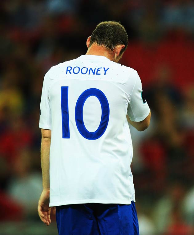 Rooney is out with an ankle injury