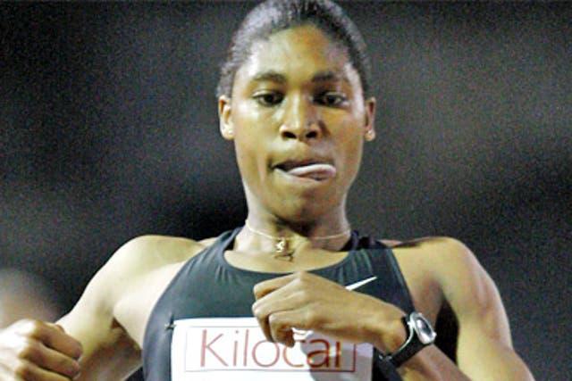 Semenya was at the centre of a gender test dispute