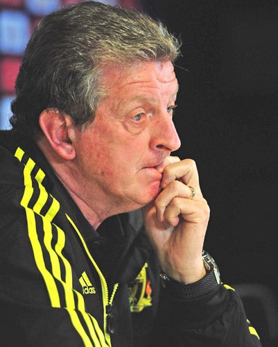 Hodgson compared the start to that of his time at Fulham