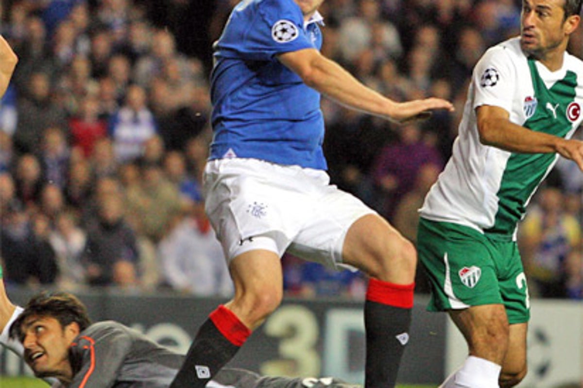 Naismith ends Rangers' long drought on European stage | The Independent ...