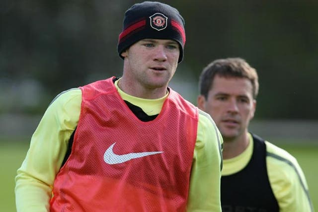 Rooney admitted he wasn't injured