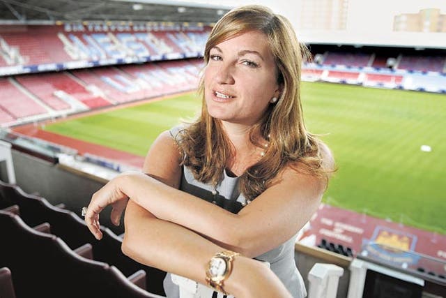 Karren Brady is the vice-chairman at West Ham United