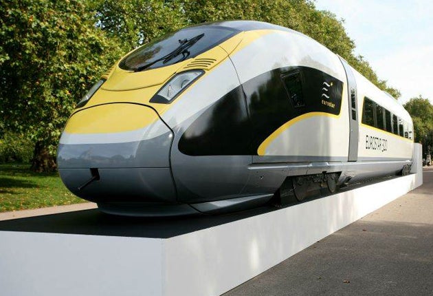 High-speed Eurostar train services through the Channel Tunnel were severely disrupted today