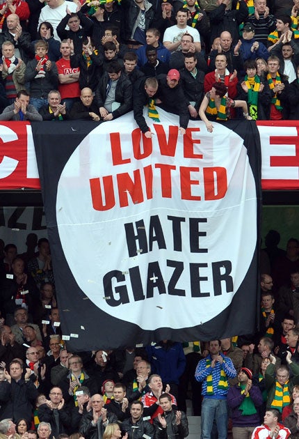There have been widespread protests against the Glazer's ownership