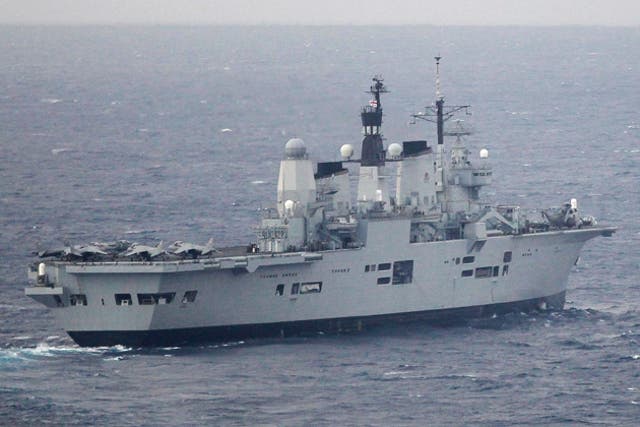 The HMS Ark Royal, decommissioned in 2010