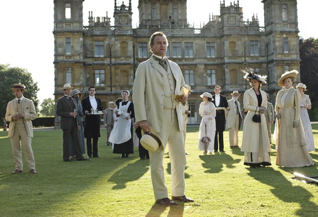 Hugh Bonneville as Robert Earl of Grantham in ITV1's 'Downton Abbey'