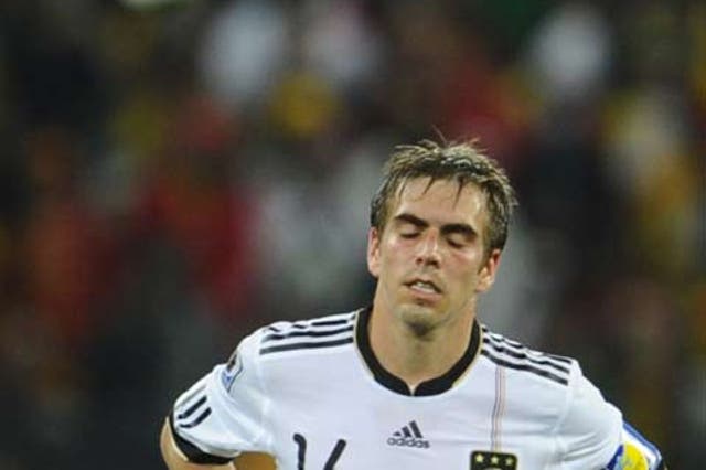 Lahm has 75 caps for Germany