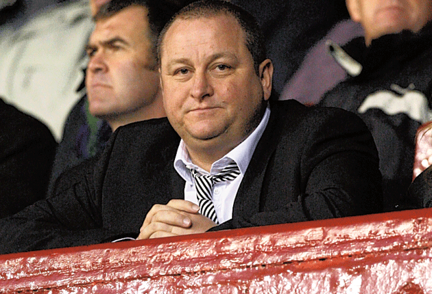 Mike Ashley is the owner of the club