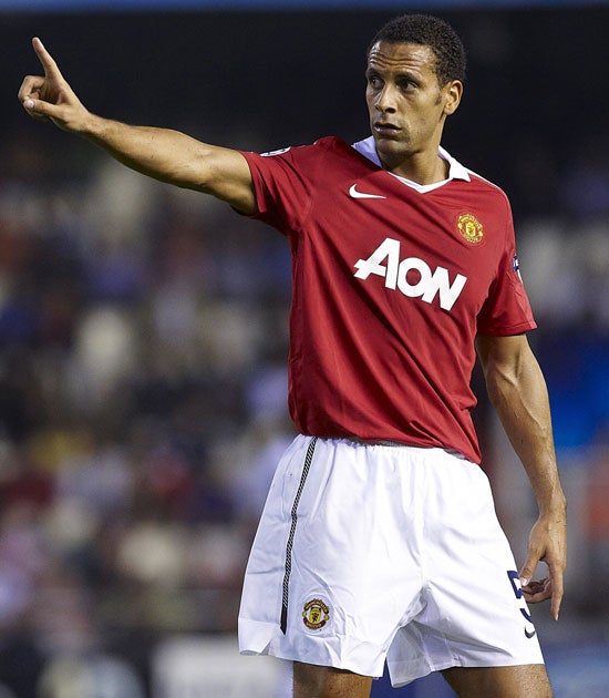 Ferdinand will miss the derby