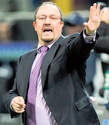 Benitez has come under pressure following a run of poor results