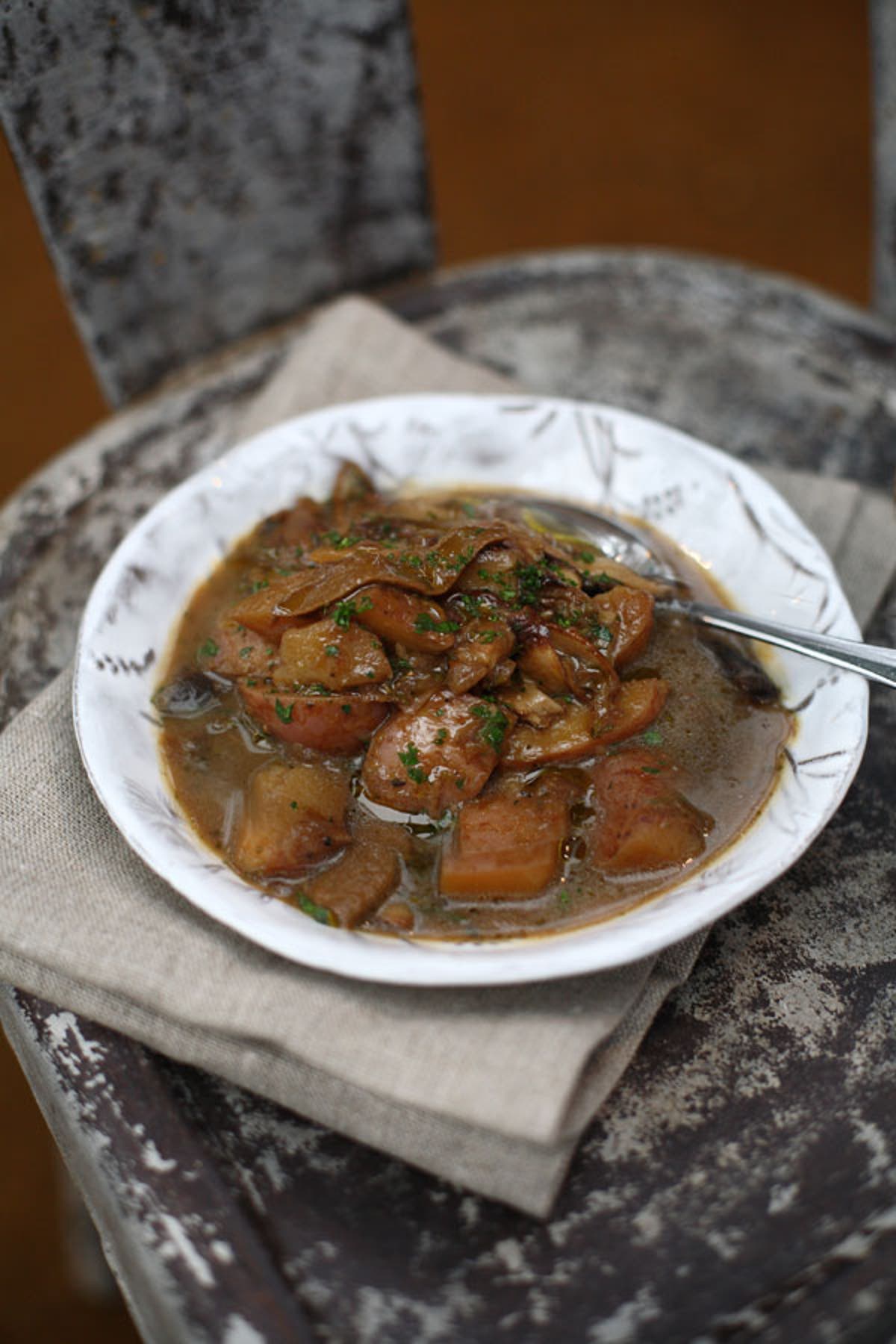 Potato, porcini and rosemary soup The Independent The Independent