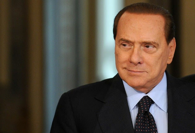 Italian Premier Silvio Berlusconi today won back-to-back votes of confidence in parliament