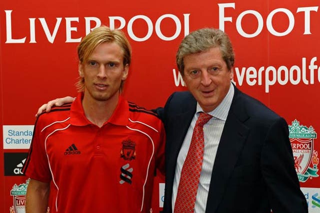 Poulsen was signed by Roy Hodgson