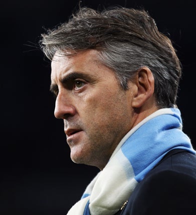 Mancini finds his team three points off the top