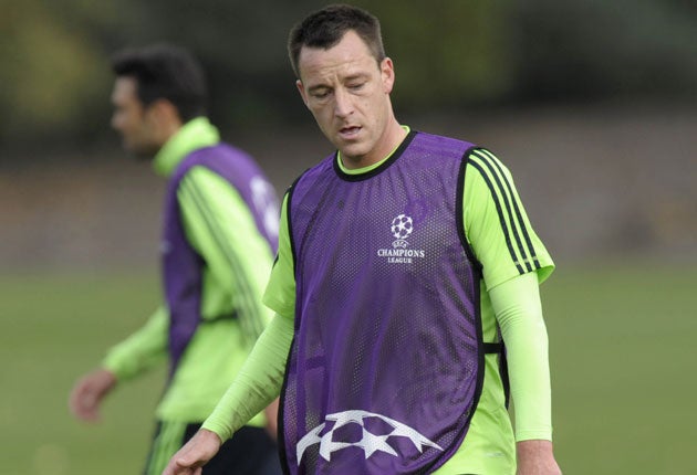Terry returns from injury this weekend