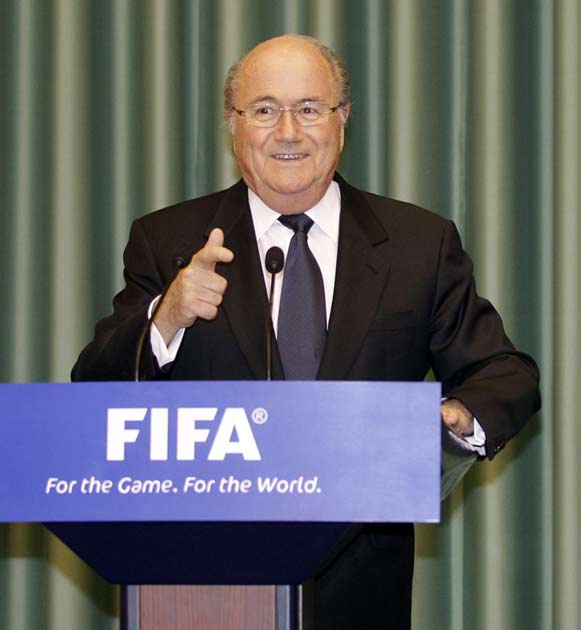 It appeared Blatter would get a clear run at the presidency