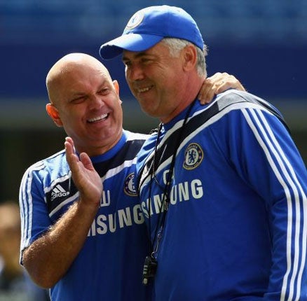 Chelsea agreed terms with their former assistant manager Ray Wilkins (left) over his departure from the club
