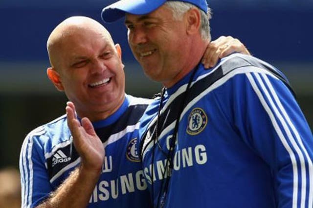 Chelsea agreed terms with their former assistant manager Ray Wilkins (left) over his departure from the club