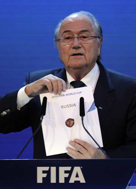 Blatter has been in charge of Fifa for 13 years