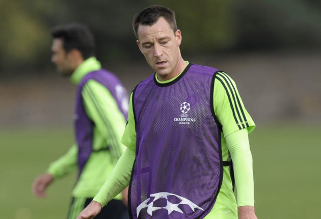 'John Terry is struggling pace-wise. Since he said that he wasn't goingto keep playing through injuries with pain-killing injections, an edge over theopposition has been lost,' says John Hollins