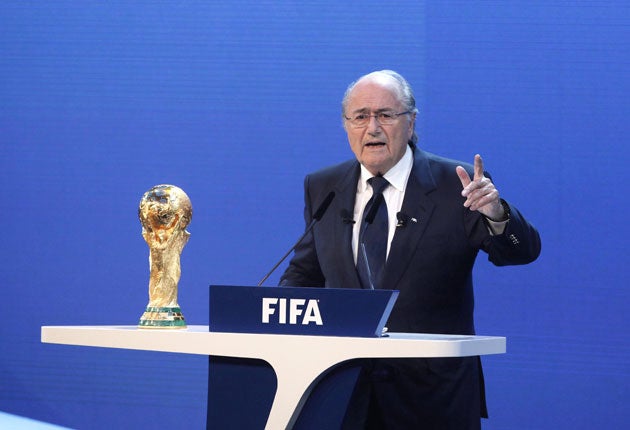 Blatter is due to stay at the Dorchester Hotel