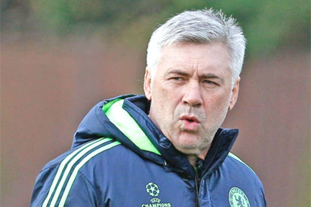 Ancelotti watched his side scrap to victory
