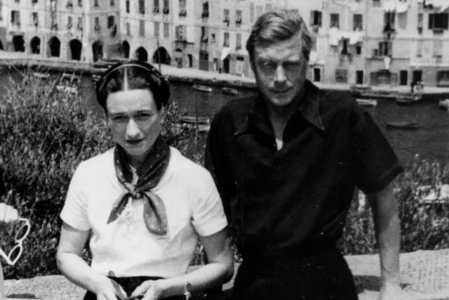 Edward VIII and Mrs Wallis Simpson, during a cruise in the Adriatic in October 1936, before the couple’s romance became widely known