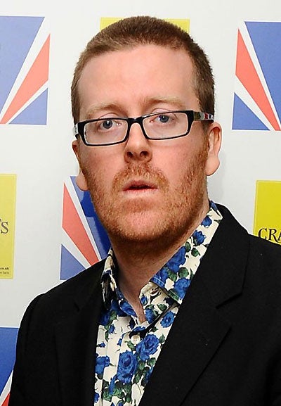 Comedian Frankie Boyle complained today that he had been libelled when a tabloid newspaper described him as 'racist'