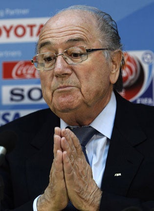 Blatter is looking at a number of changes