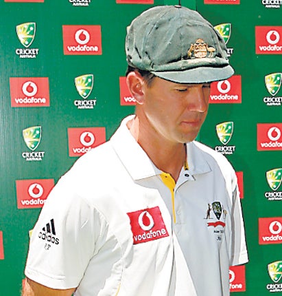 Ponting missed the one day series