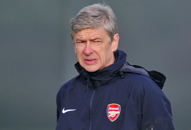 Wenger is focusing on tonights match