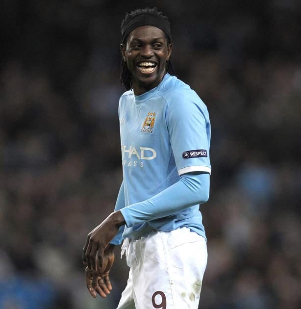 Abebyor (pictured) and Toure were team-mates at Arsenal