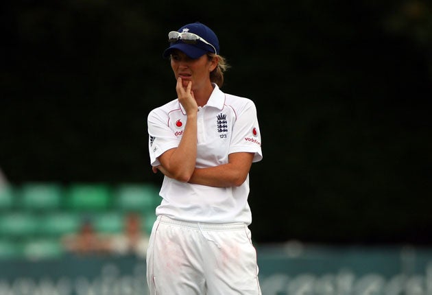 Charlotte Edwards made her debut in a skirt, and played 13 Ashes Tests