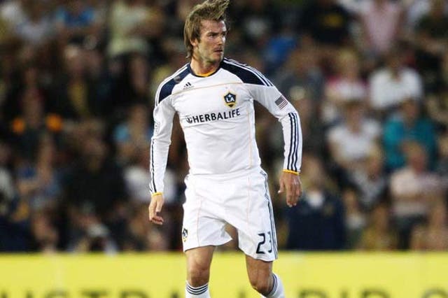 Beckham is keen on a return to the Premier League